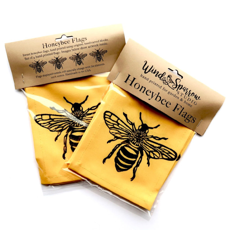 Honeybee Flags in packaging