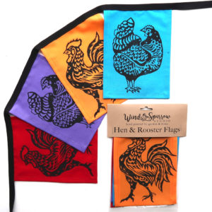 Hen and Rooster Flags