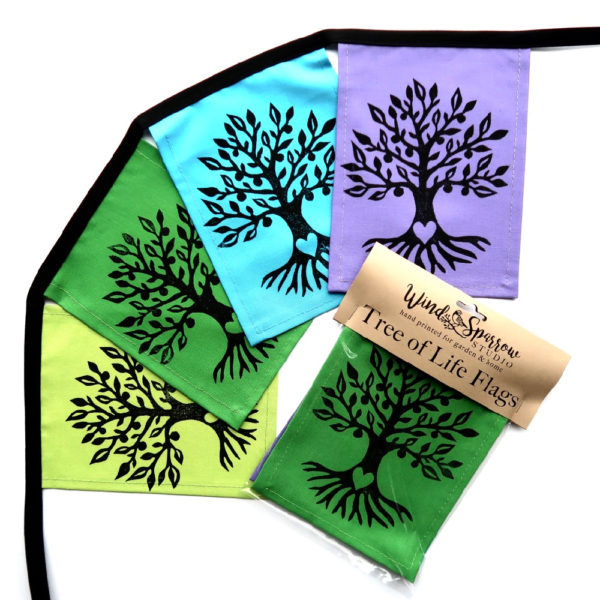 Tree of Life Flags (jewel tones)