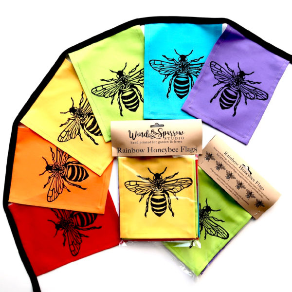 Rainbow Honeybee Flags