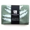 Fern poncho (white ink) in packaging